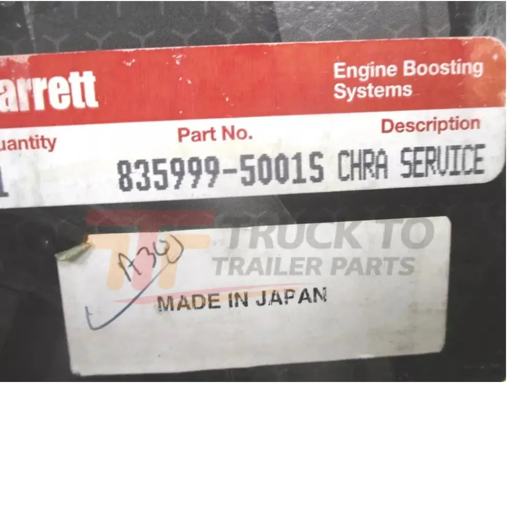 835999-5001S Garrett Turbocharger Chra GT2971R Ball Bearing GT29 Turbo - Truck To Trailer