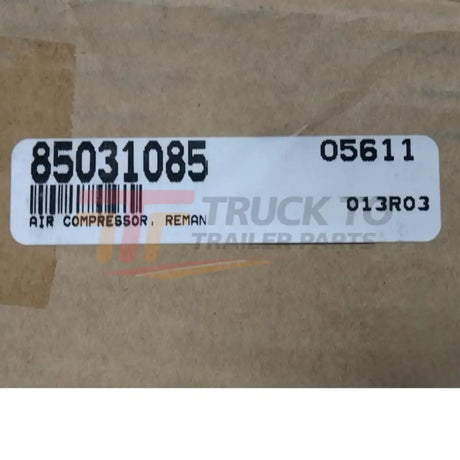 85031085 Genuine Mack Air Compressor - Truck To Trailer