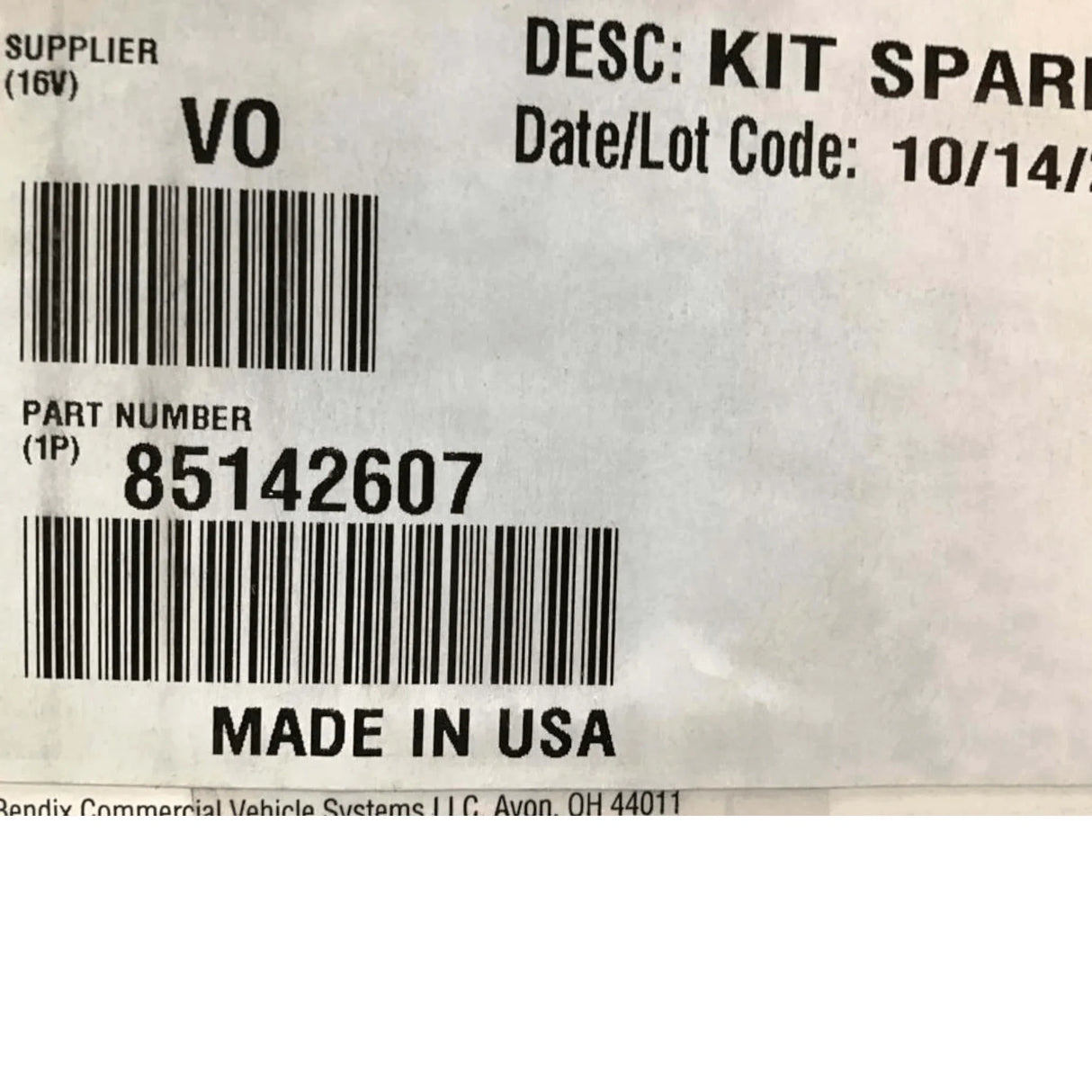 85142607 Genuine Volvo Kit - Truck To Trailer