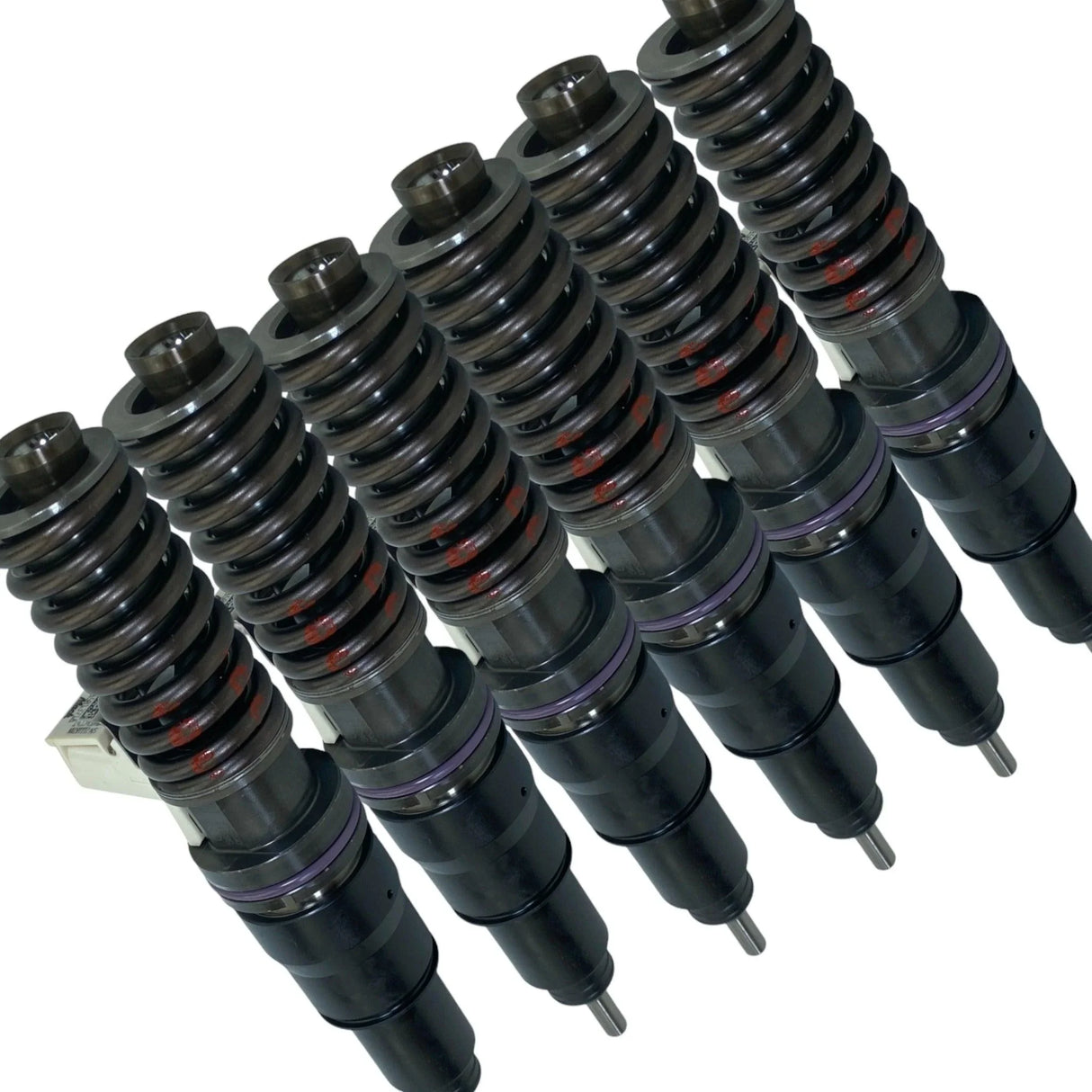 85143384 Genuine Mack Injectors Set Of Six 6 For Volvo D11 Mack Mp7 - Truck To Trailer