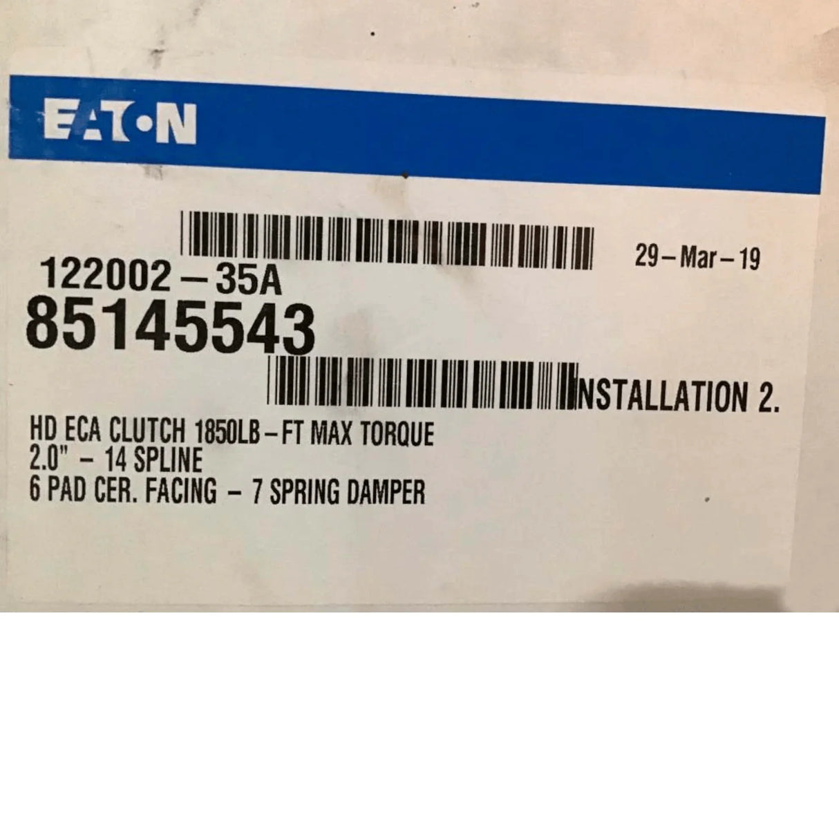 85145543 Genuine Volvo Clutch - Truck To Trailer