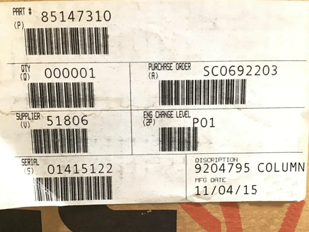 85147310 Genuine Mack Steering Column - Truck To Trailer