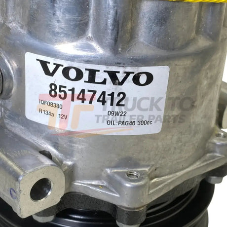 85147412 Genuine Volvo A/C Compressor - Truck To Trailer