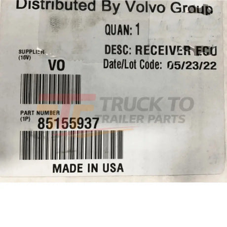 85155937 Genuine Volvo Control Unit - Truck To Trailer
