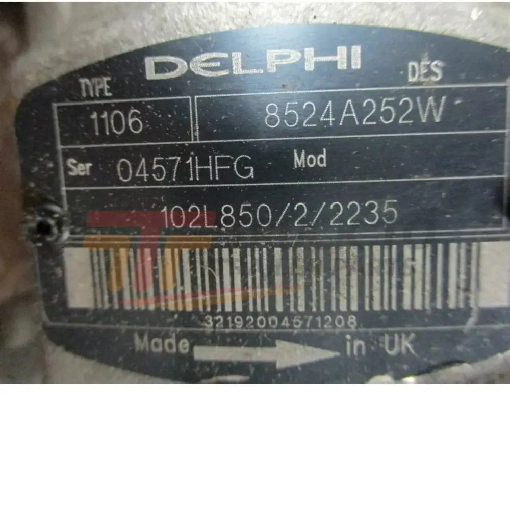 8524A252W Delphi Fuel Injection Pump - Truck To Trailer