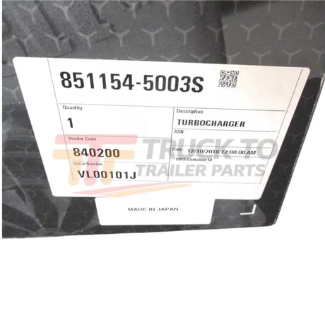 856801-5047S Garrett Turbo Assembly Kit GTX3576R 0.82 A/R Gen 2 - Truck To Trailer