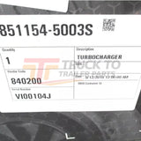 856801-5059S Garrett Turbo Assembly Kit GTX3576R 0.83 A/R GEN 2 - Truck To Trailer
