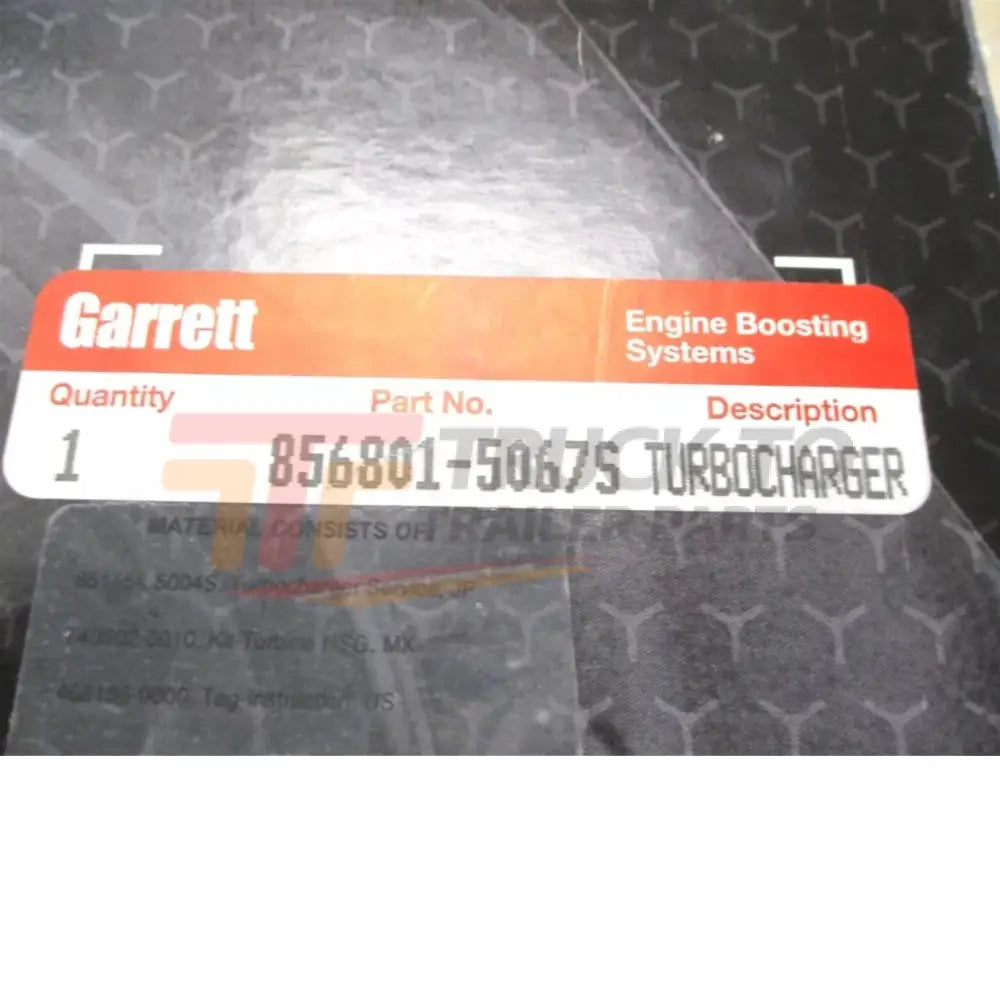 856801-5067S Garrett Turbo Assembly Kit GTX3582R 1.06 A/R GEN 2 - Truck To Trailer