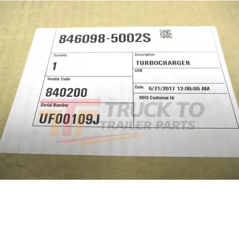 856804-5005S Garrett Turbo Assembly Kit GEN2 GTX3584RS 1.01 A/R - Truck To Trailer