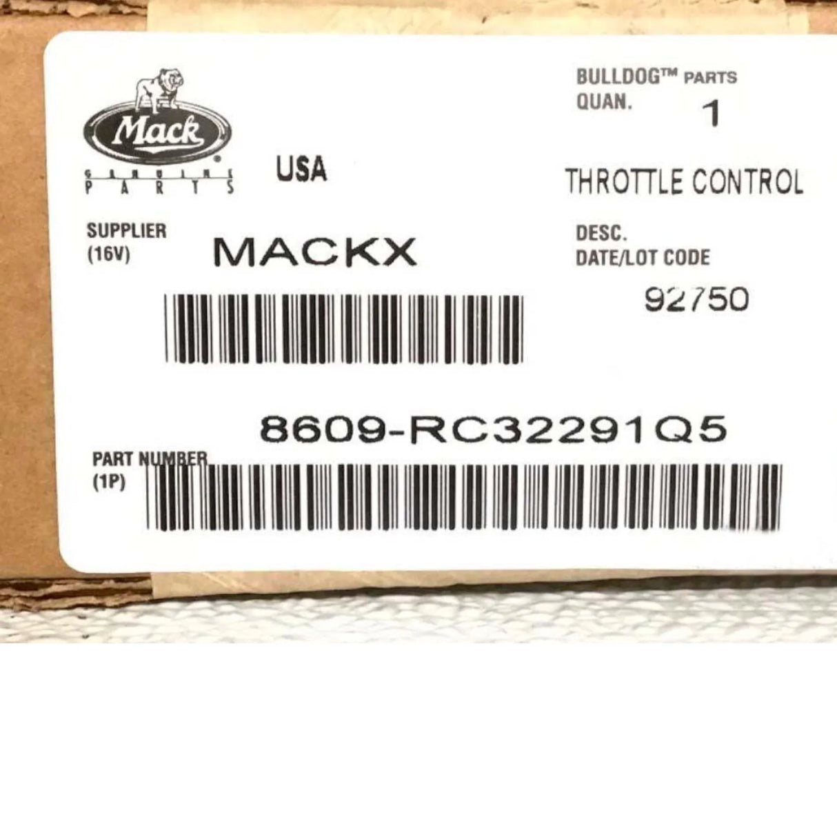 8609-RC32291Q5 Genuine Mack Control Cable - Truck To Trailer