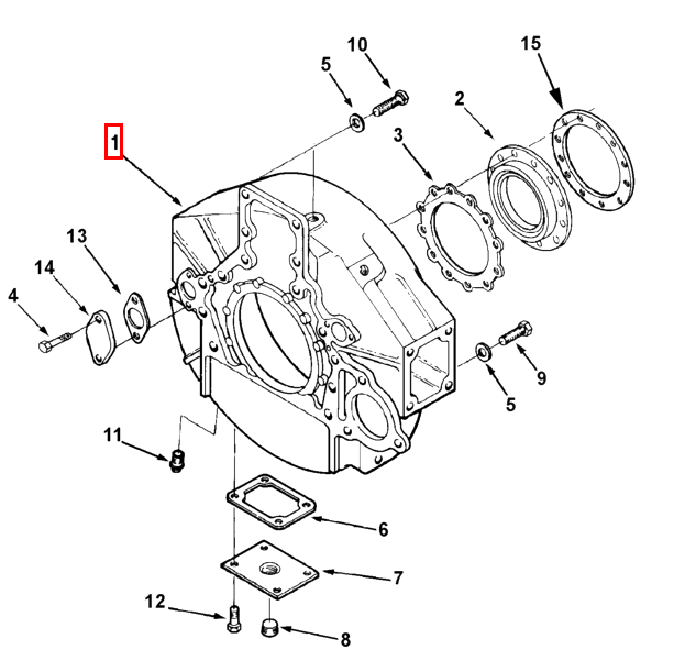 3253995 Cummins Flywheel Housing