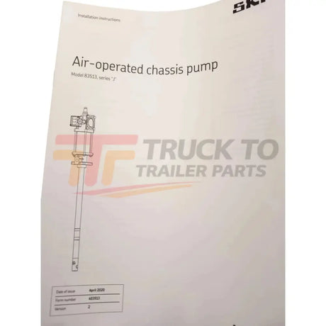 8X-2317 Genuine Cat Pump - Truck To Trailer