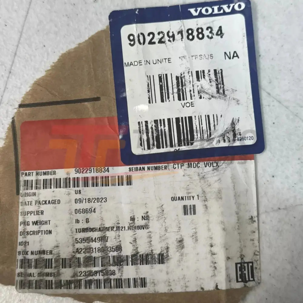 22918834 Genuine Volvo Turbocharger HE400VG - Truck To Trailer