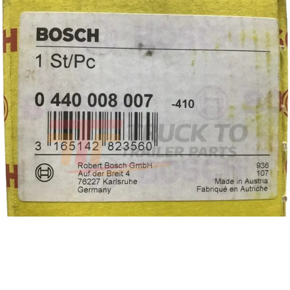 935-O440008007 Genuine Volvo Fuel Pump - Truck To Trailer