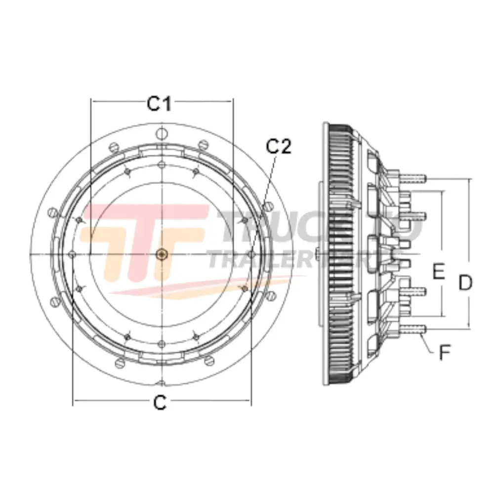 994642 Horton Engine Cooling Fan Clutch - Truck To Trailer