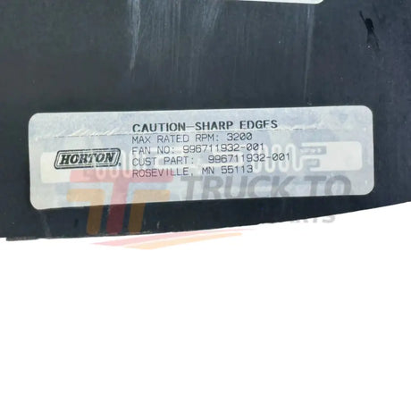 996711932001 Genuine Horton Blade - Truck To Trailer