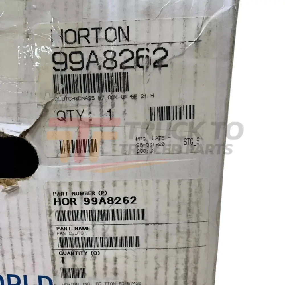 99A8262 Horton Advantage Two-Speed Fan Clutch - Truck To Trailer