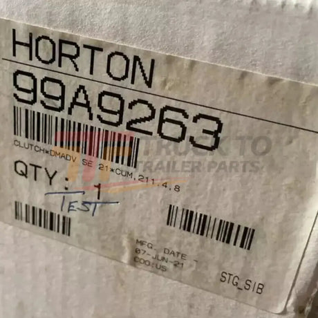 99A9263 Genuine Horton Fan Clutch - Truck To Trailer