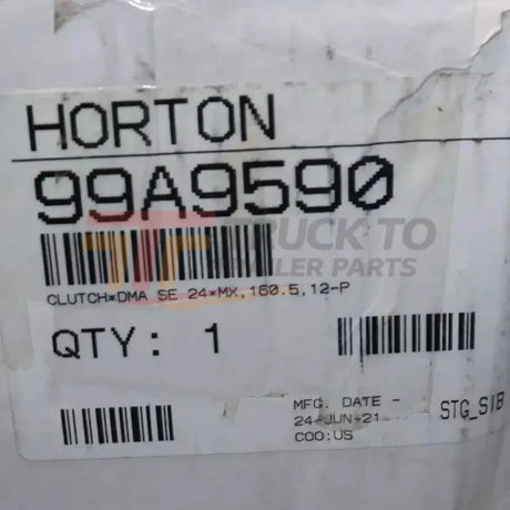 99A9590 Genuine Horton Fan Clutch - Truck To Trailer