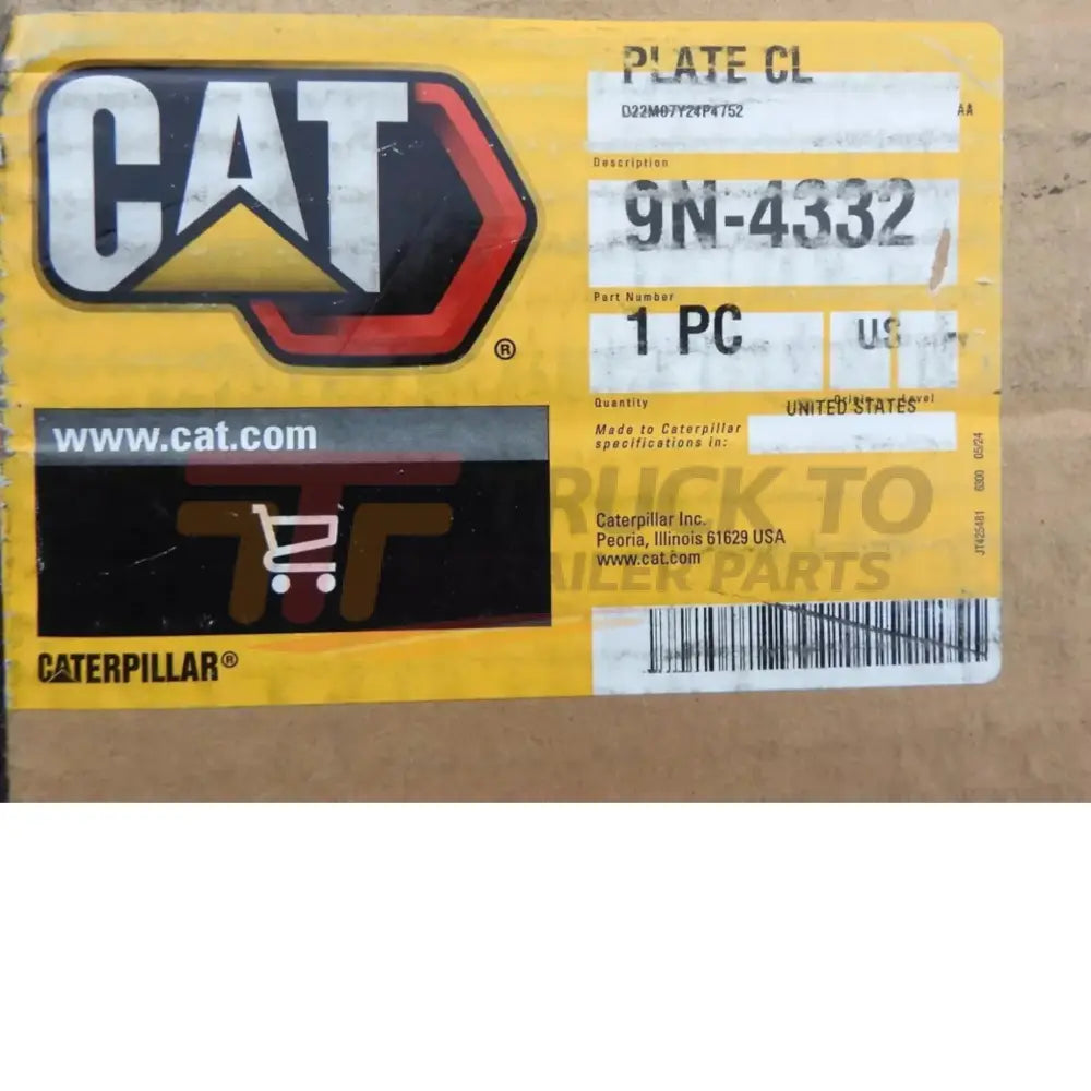 9N-4332 Caterpillar Clutch Plate 534mm Diameter - Truck To Trailer