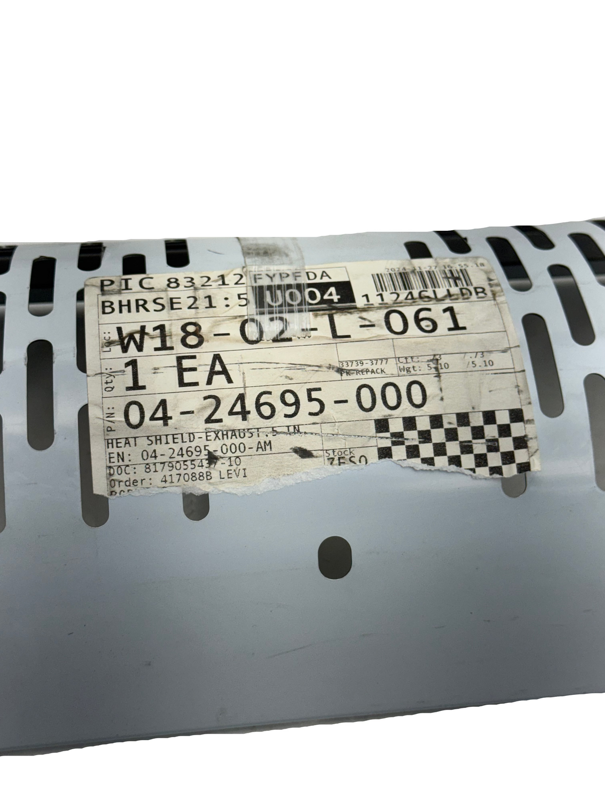 04 24695 000 Genuine Freightliner Exhaust Heat Shield