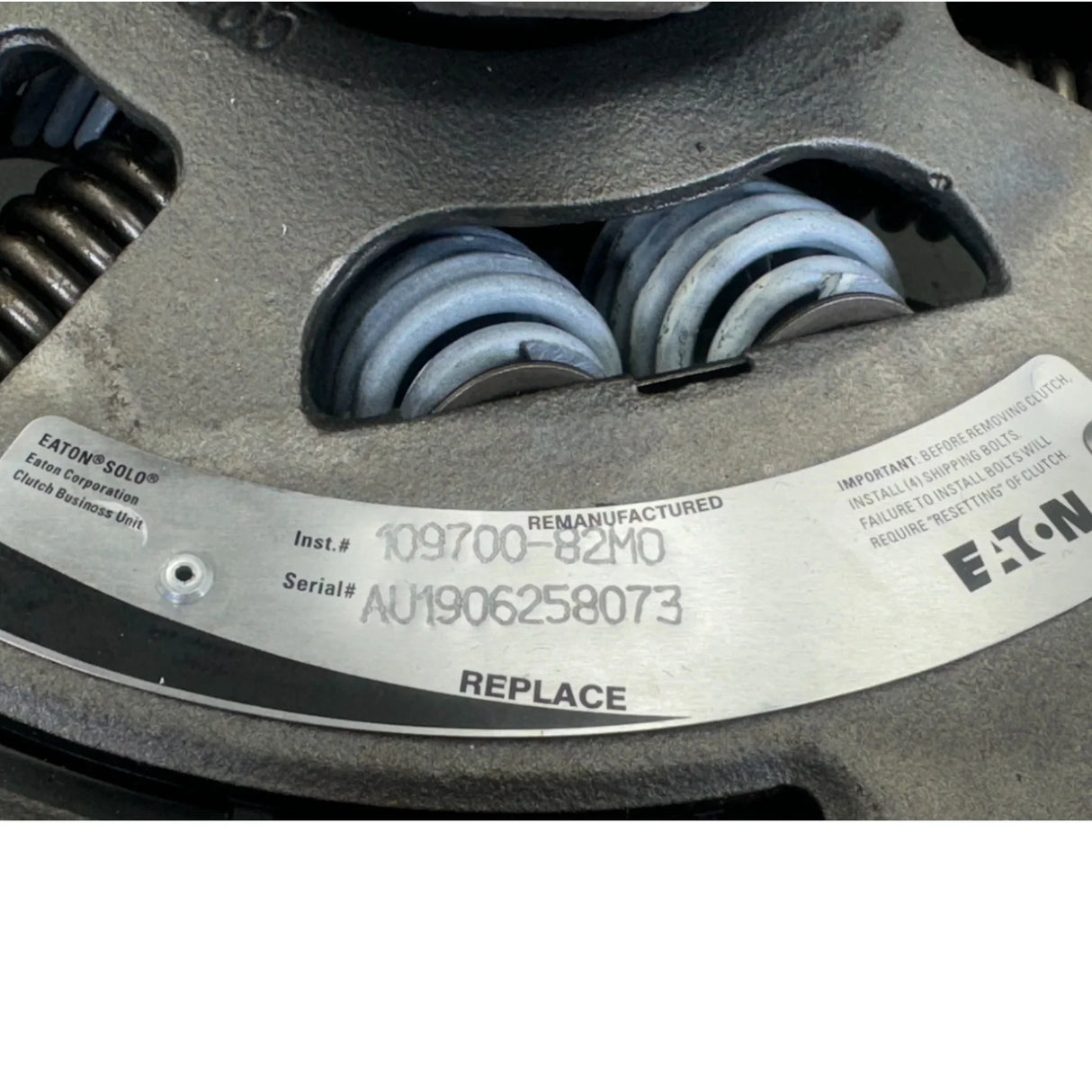 C10970082MO Genuine Eaton Clutch - 2 IN 10 Spline 15.5 In - Truck To Trailer