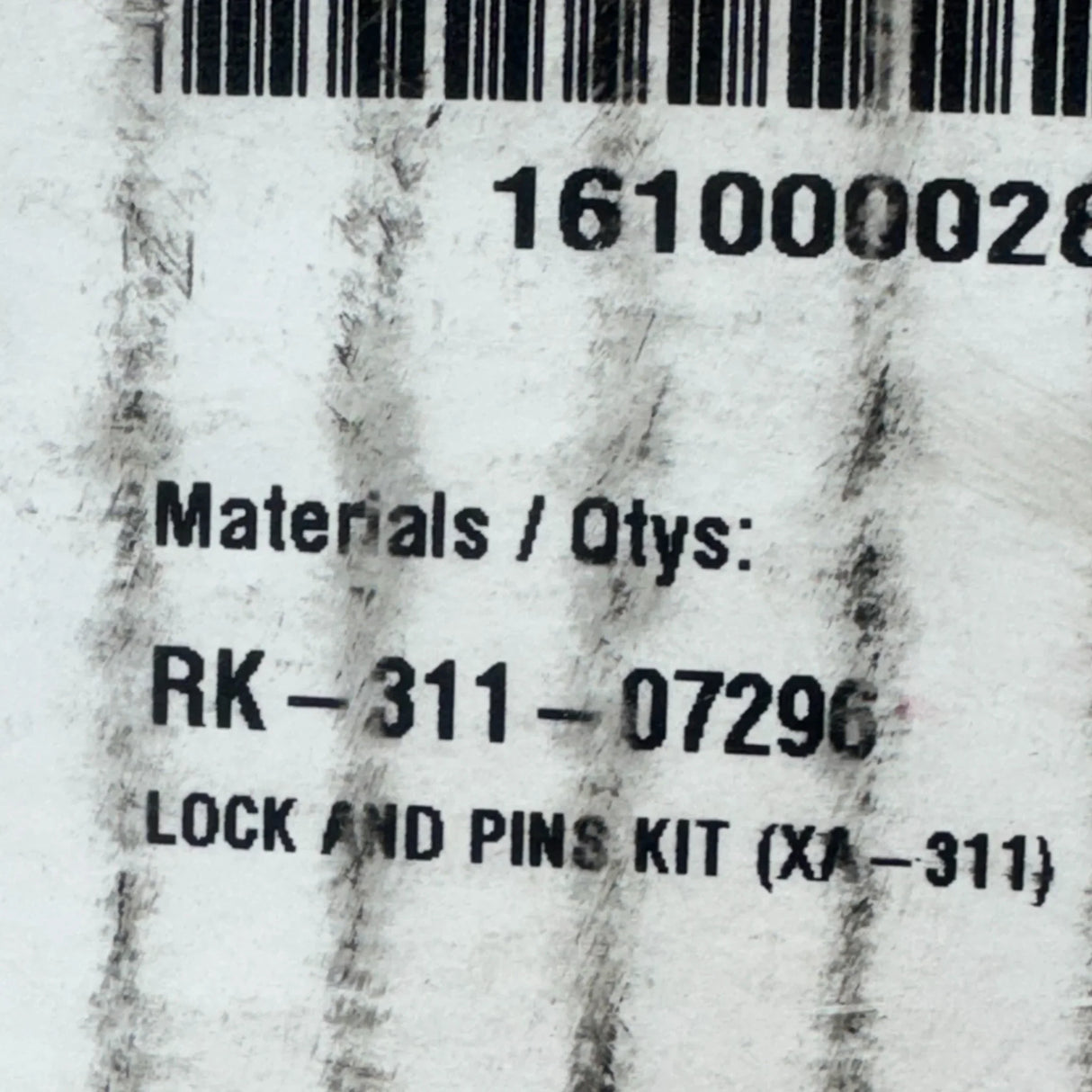 RK-311-07296 Genuine Saf Holland Lock And Pins - Truck To Trailer