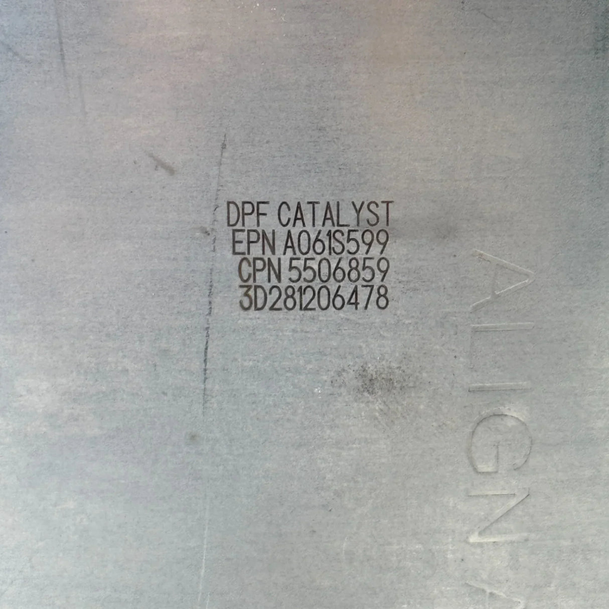 4394980RX Genuine Cummins DPF Diesel Particulate Filter - Truck To Trailer