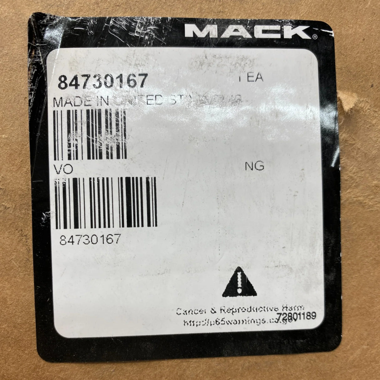 84730167 Genuine Mack Bug Screen - Truck To Trailer