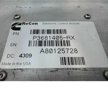 3681405Rx Genuine Cummins Ecm Electronic Control Module For Cummins - Truck To Trailer