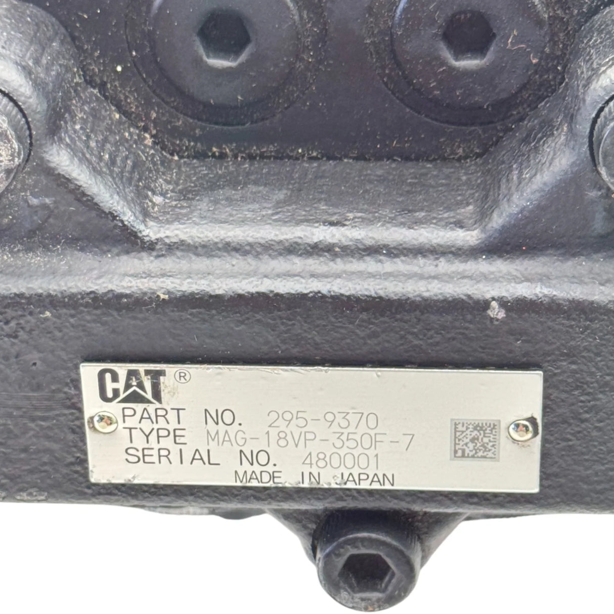 295-9370 Genuine Cat Hydraulic Final Drive Motor