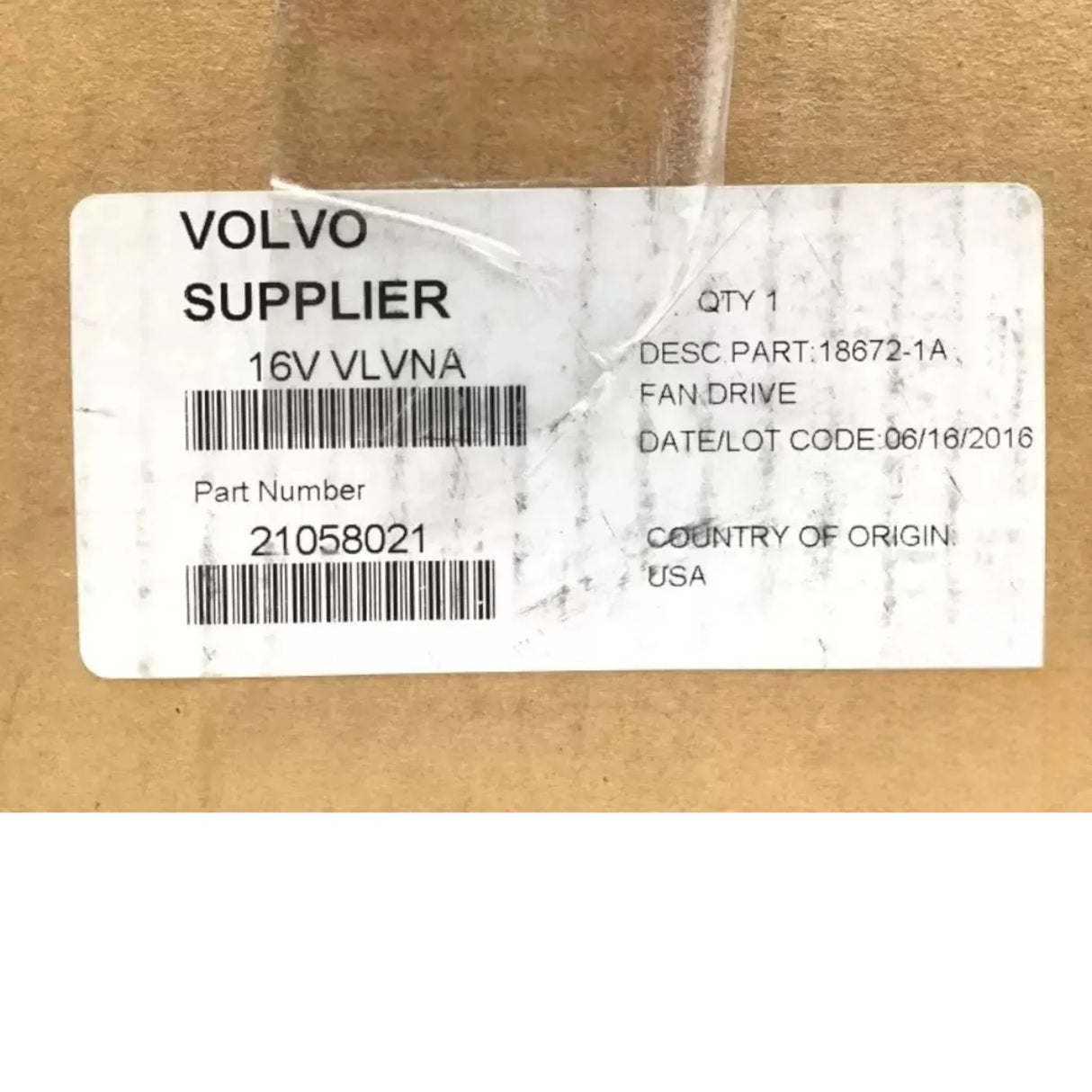 21058021 Genuine Mack Fan - Truck To Trailer
