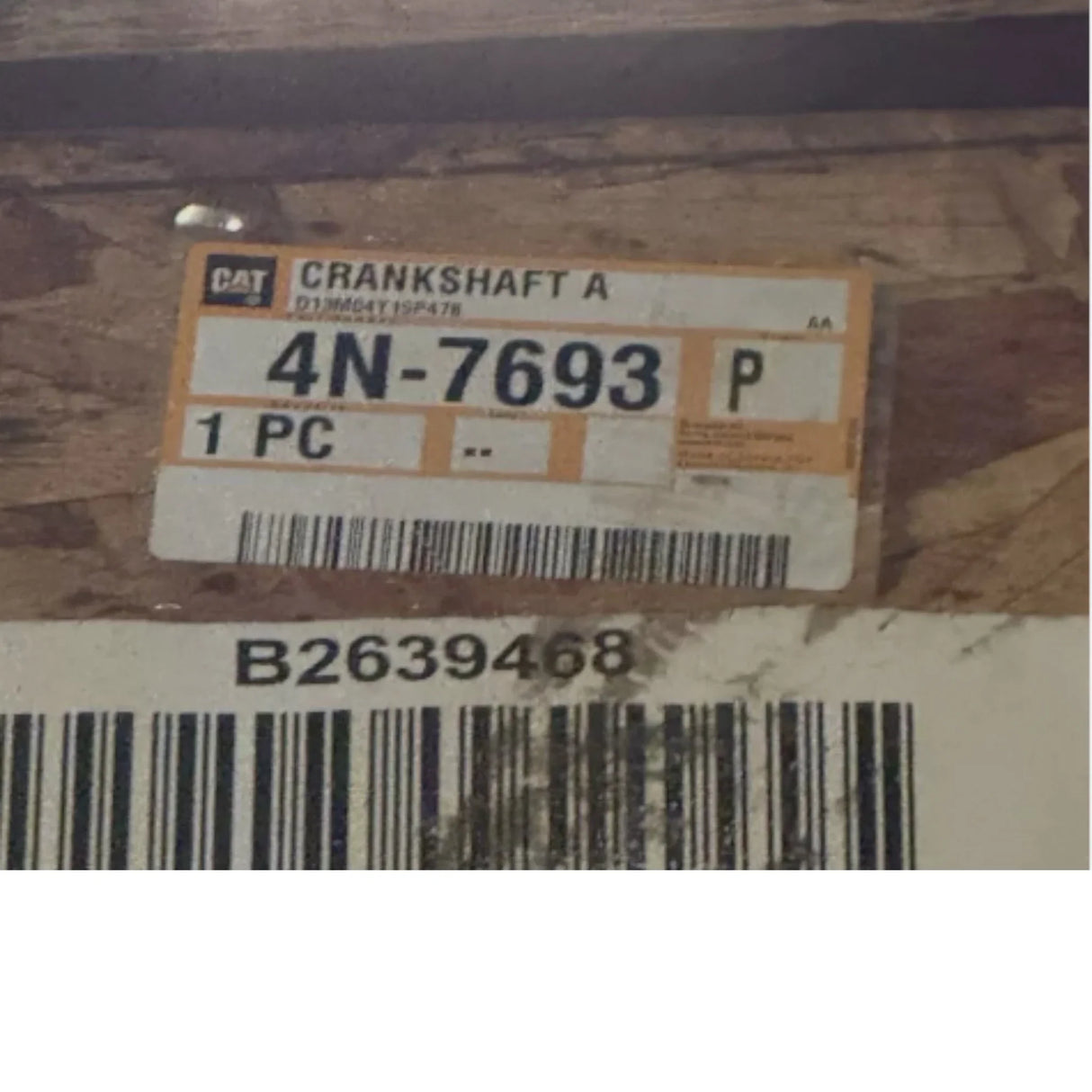 4N-7693 CAT Crankshaft - Truck To Trailer