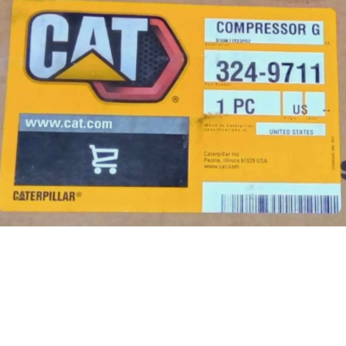 324-9711 CAT Refrigerant Compressor