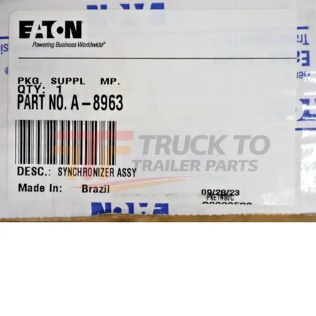 A-8963 Genuine Eaton Synchronizer Assembly - Truck To Trailer