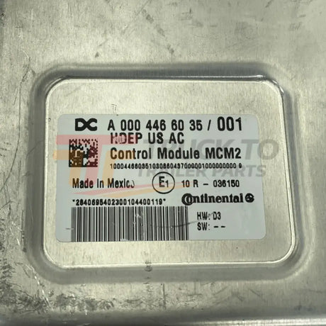 A0004467635 Genuine Detroit Diesel Ecm Engine Control Module - Truck To Trailer