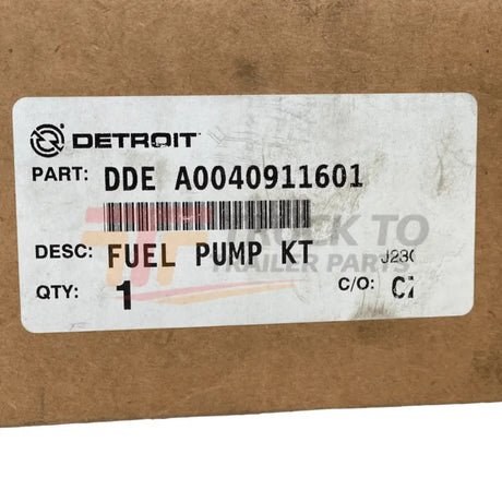 A0040911601 Genuine Detroit Diesel Fuel Pump - Truck To Trailer