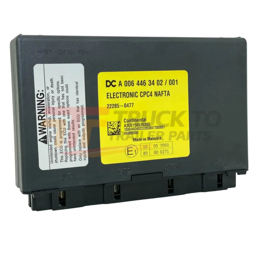 A0064463402 Genuine Detroit Diesel Cpc4 Cab Module For Freightliner - Truck To Trailer