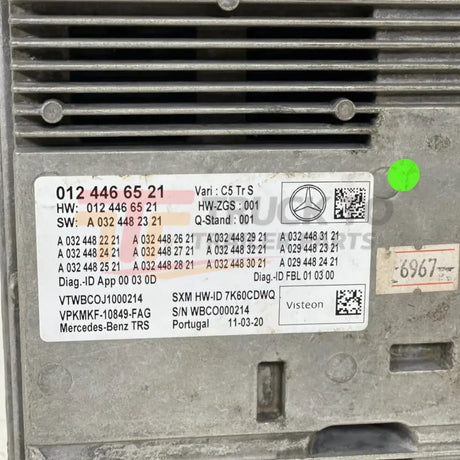 A-014-446-35-21 Genuine Freightliner Flat Panel Ecu-Connect5 - Truck To Trailer