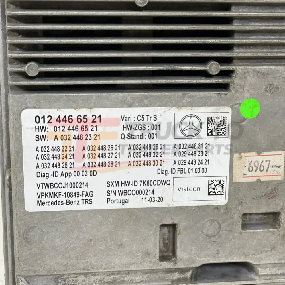 A-014-446-35-21 Genuine Freightliner Flat Panel Ecu-Connect5 - Truck To Trailer
