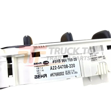 A22-54708-220 Freightliner A/C Climate Control Module - Truck To Trailer