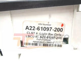A22-61097-200 Freightliner Light Bar PH2 ICU4M STD DB Pyron W/RSA - Truck To Trailer