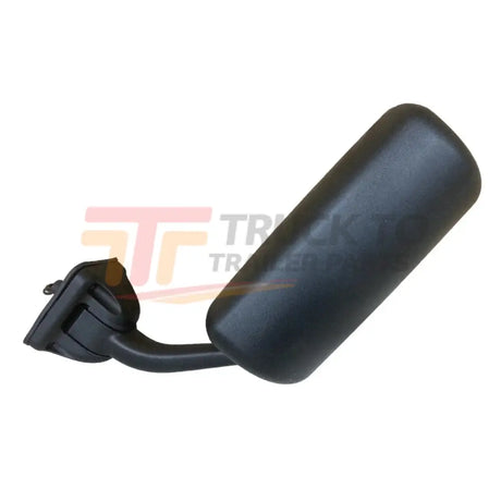 A22-61257-005 Genuine Freightliner Left Hand Black Mirror Assembly - Truck To Trailer