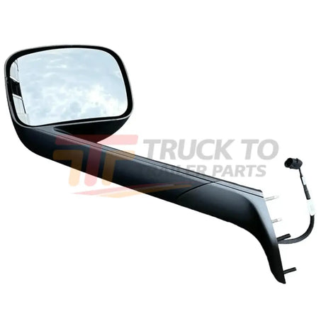 A22-75354-000 Genuine Freightliner Left Driver Side Hood Mirror - Truck To Trailer