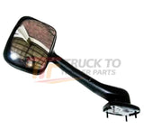 A2266565003 Genuine Freightliner Cascadia Right Side Chrome Hood Mount Mirror - Right Hand Chrome