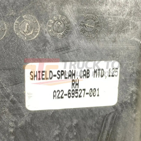 A22-63542-005 Genuine Freightliner Right Side Splash Shield - Truck To Trailer