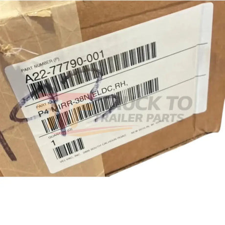 A2277790009 Genuine Freightliner Right Side Hood Mirror - Truck To Trailer