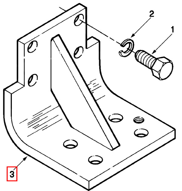 3028743 Cummins Flywheel Housing Support