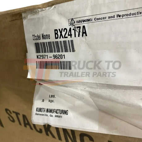 BX2417A Kubota Loader Valve Kit