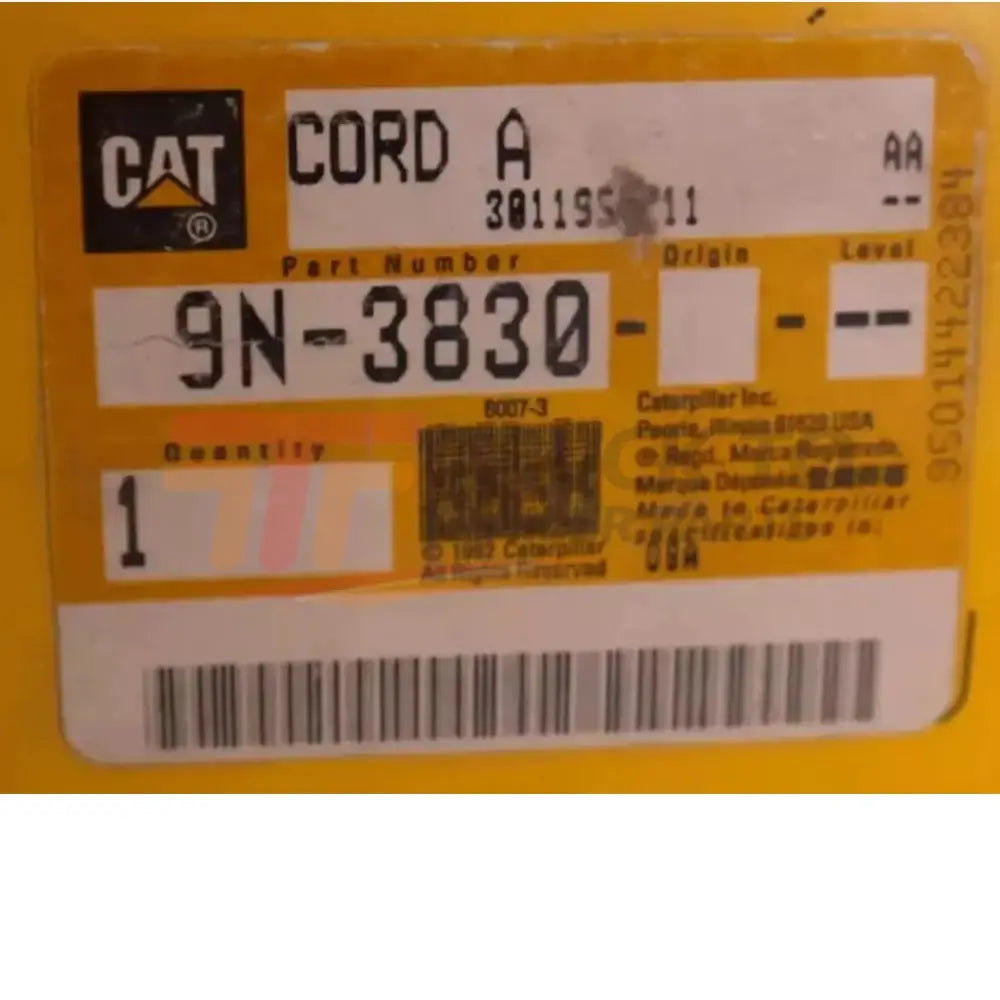 9N-3830 Genuine Cat Wires Heater Cord - Truck To Trailer